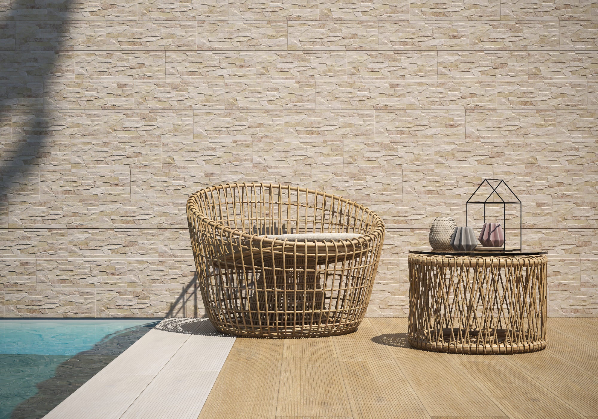 Canon Beige – 17 × 52 cm – Raumansicht