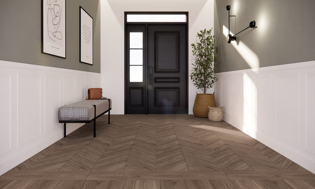 Rlv Chevron Nubole – 60 × 120 cm – Raumansicht