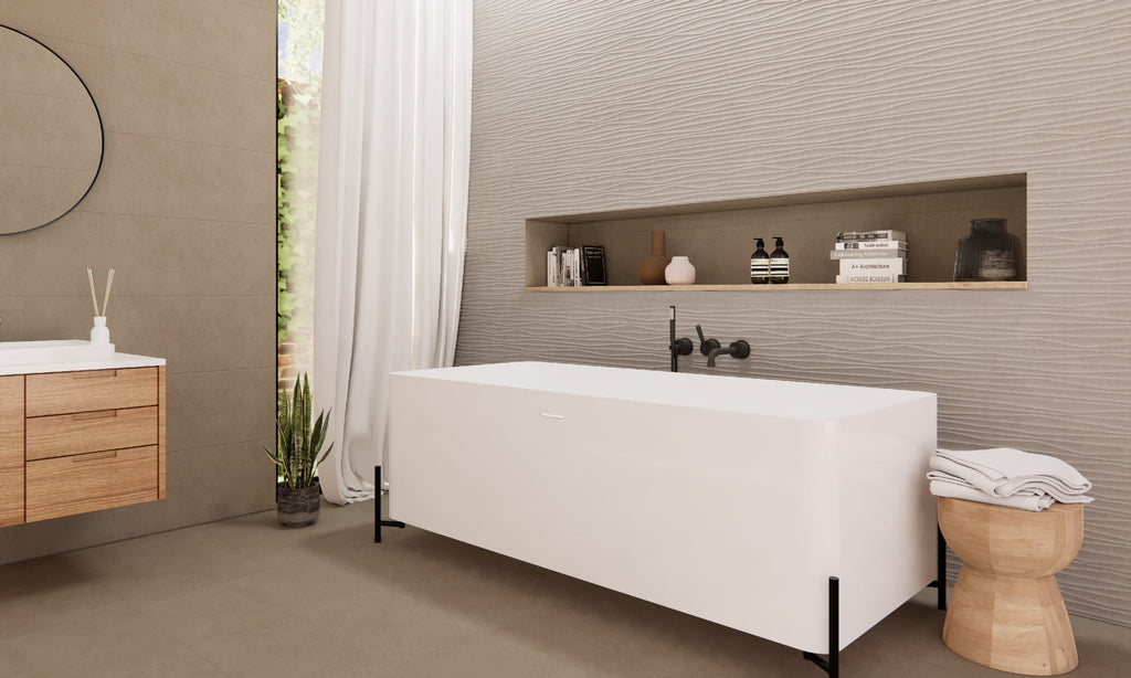 Cosmos Rlv. Marfil – 30 × 90 cm – Raumansicht