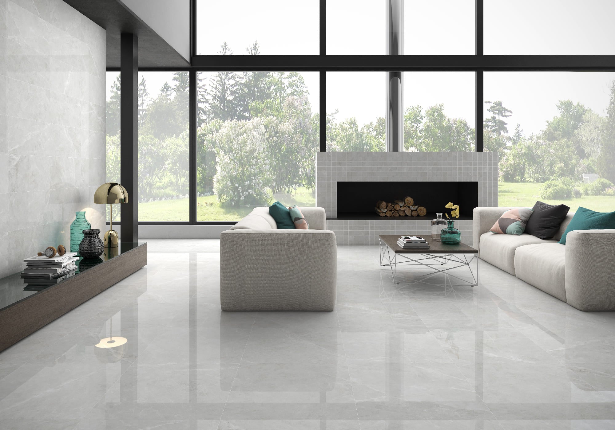 Crepuscolo Pearl – 60 × 120 cm – Raumansicht