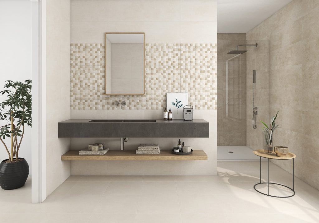 Domino Beige – 33.3 × 55 cm – Raumansicht