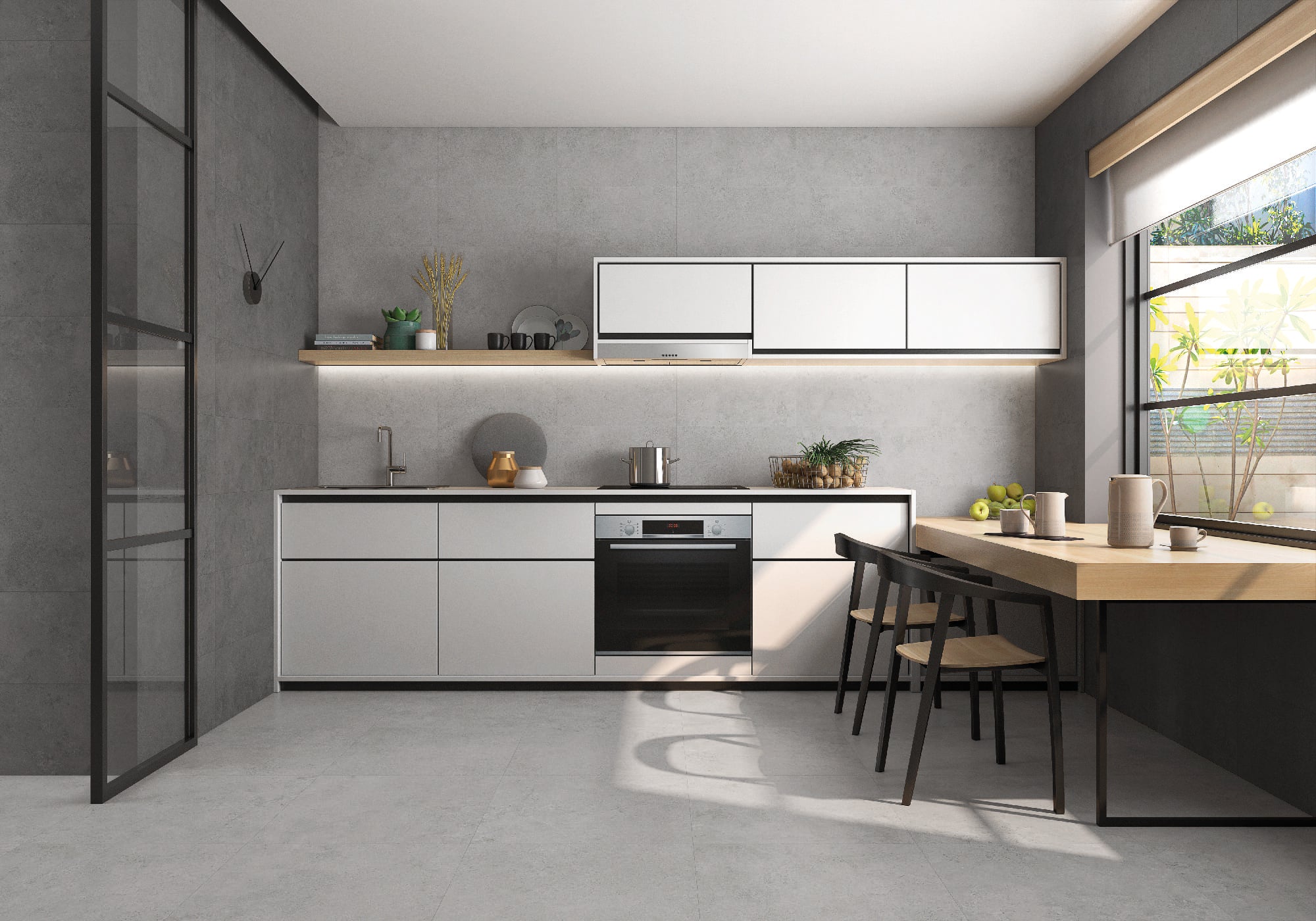 Etna Perla – 90 × 90 cm – Raumansicht