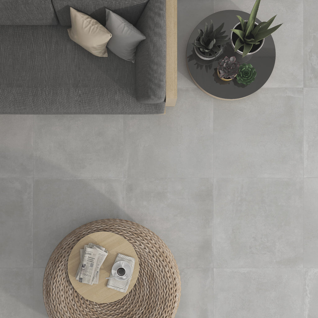 Cements Factory Beige – 60 × 60 cm – Raumansicht