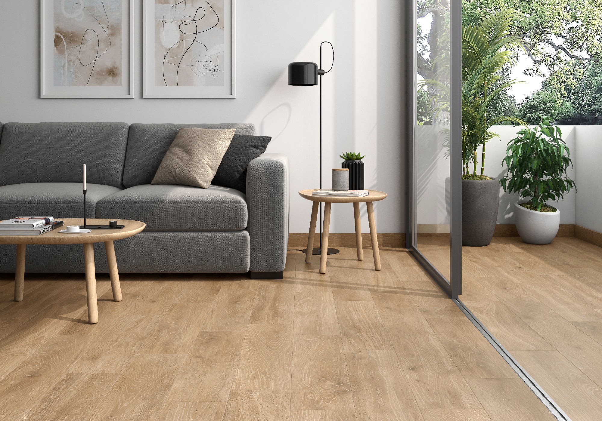 Galia Grey – 20 × 75 cm – Raumansicht