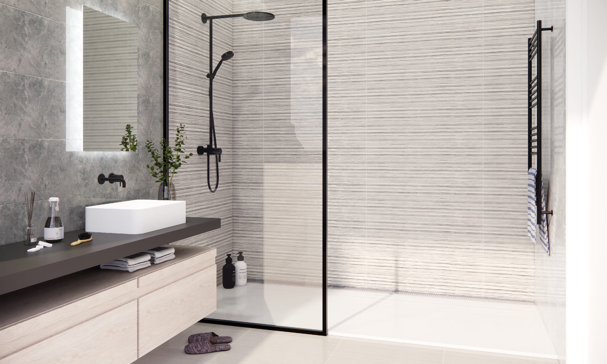 Lao Blanco – 30 × 90 cm – Raumansicht