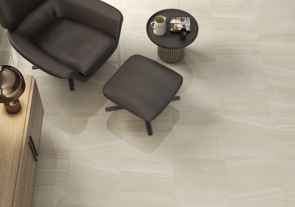 Oriente Crema – 45 × 45 cm – Raumansicht