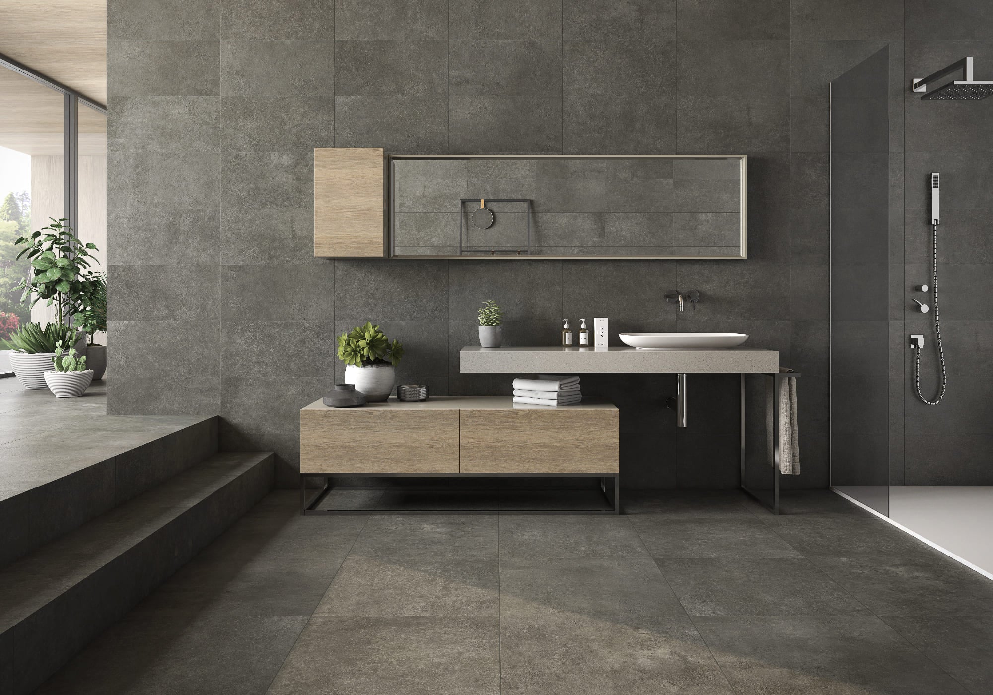 Plock Gris – 60 × 60 cm – Raumansicht