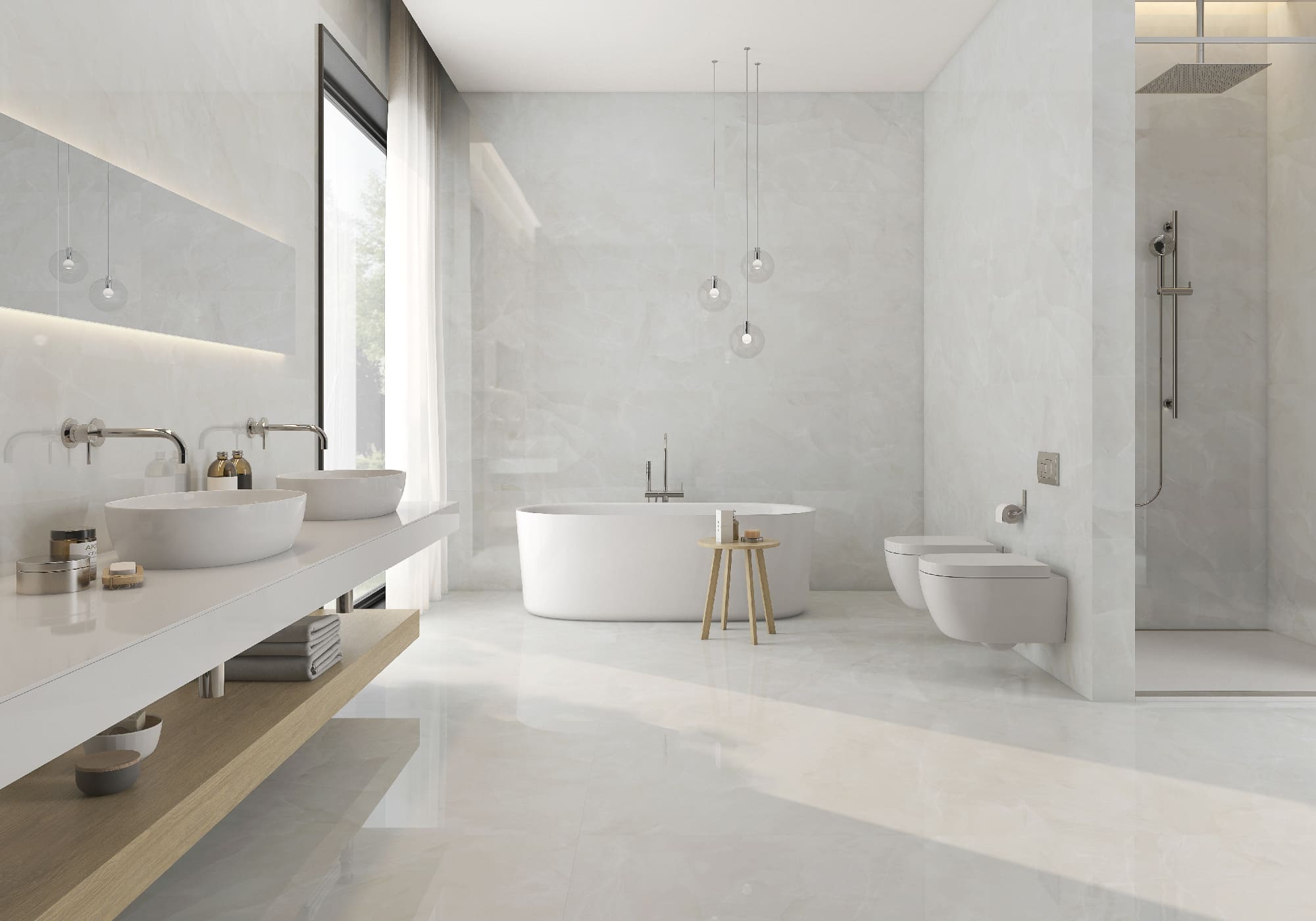 Ponera Cold – 90 × 90 cm – Raumansicht