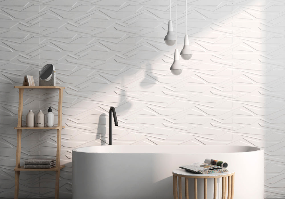 White Rlv. Kouki Blanco – 30 × 90 cm – Raumansicht