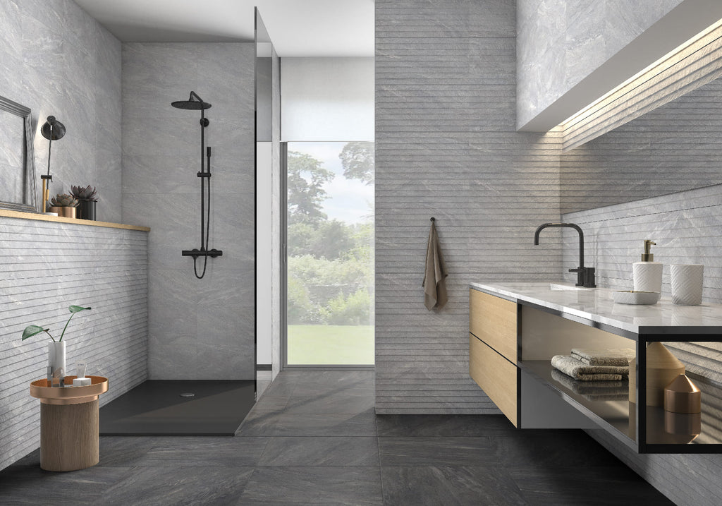 Teide Stone – 60 × 120 cm – Raumansicht
