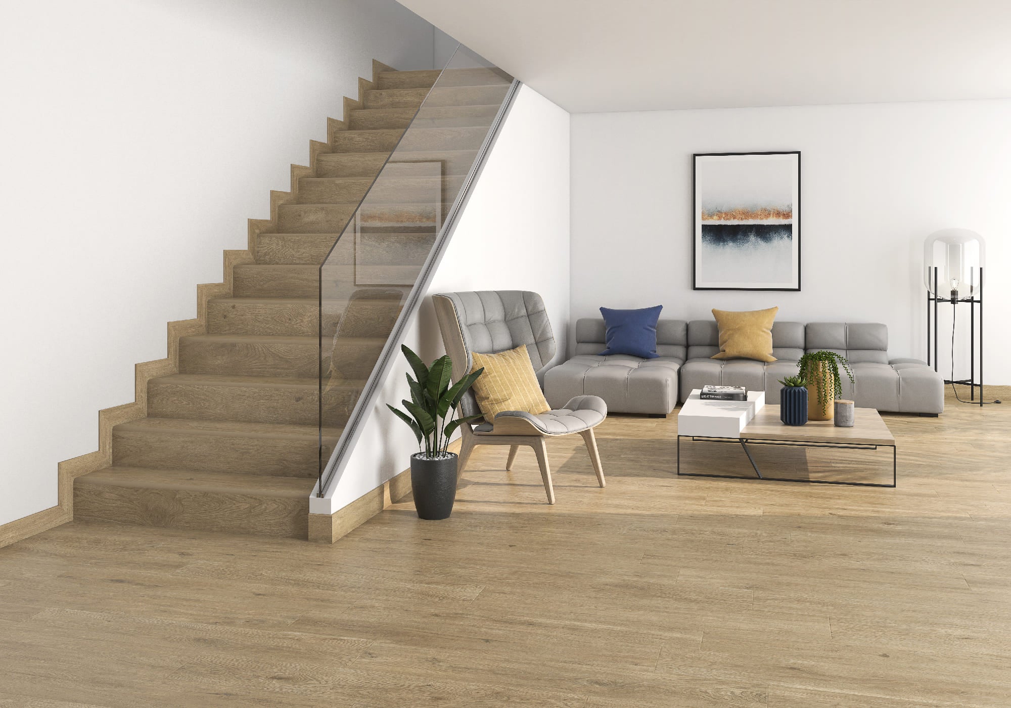 Tree Roble – 20 × 120 cm – Raumansicht