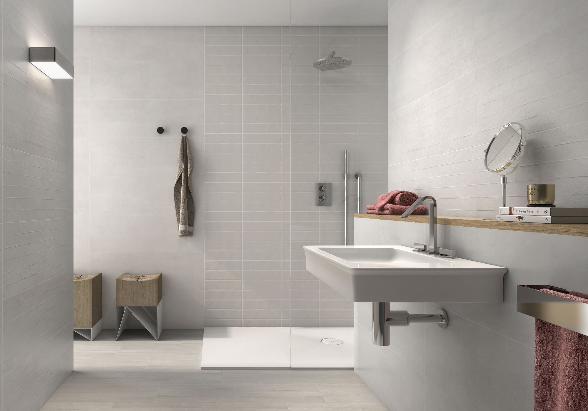 Viterbo Grigio – 30 × 90 cm – Raumansicht