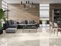 Wells Cr.Wells Ivory poliert – 120 × 120 cm
