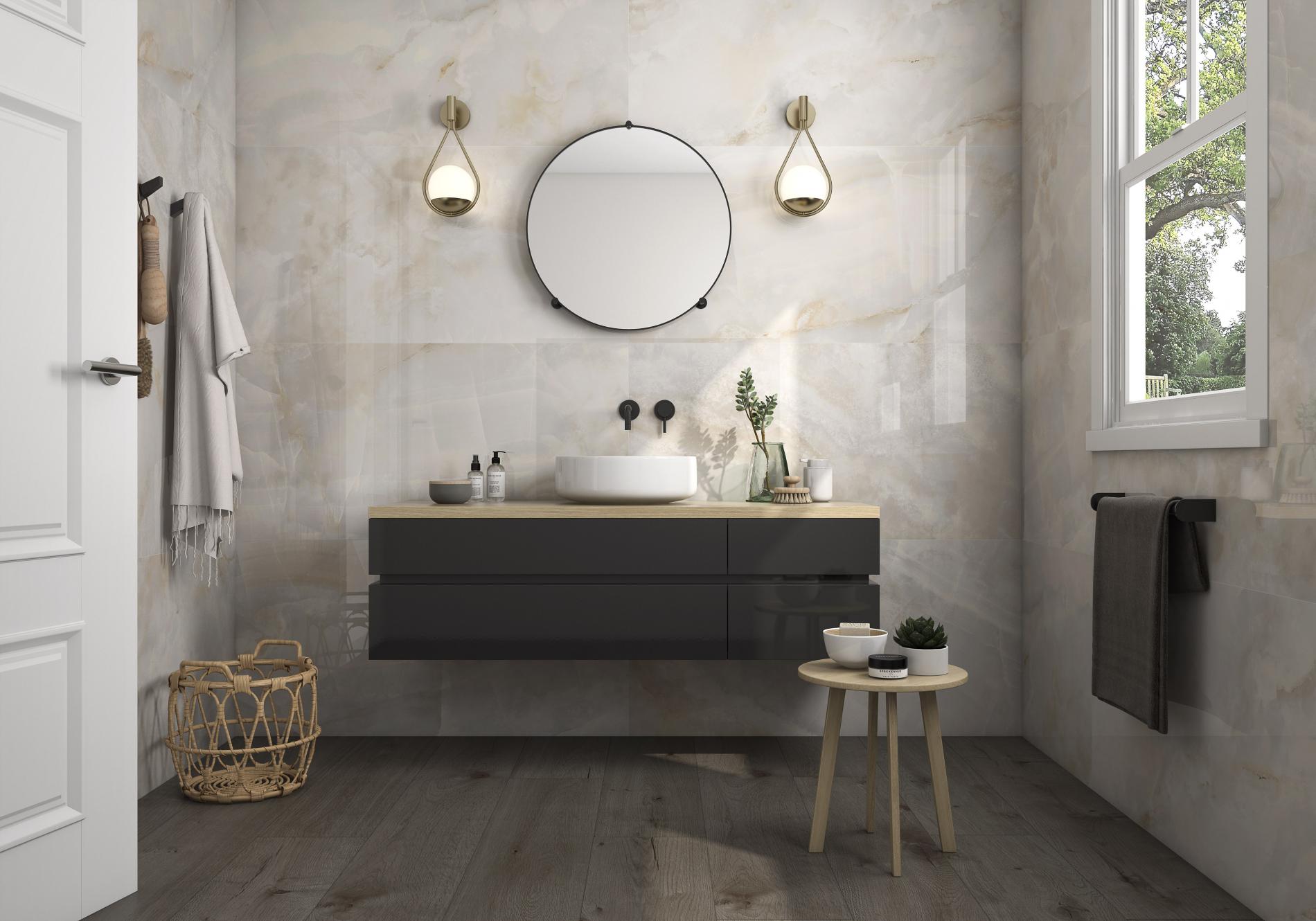 Creta Cream poliert – 120 × 120 cm