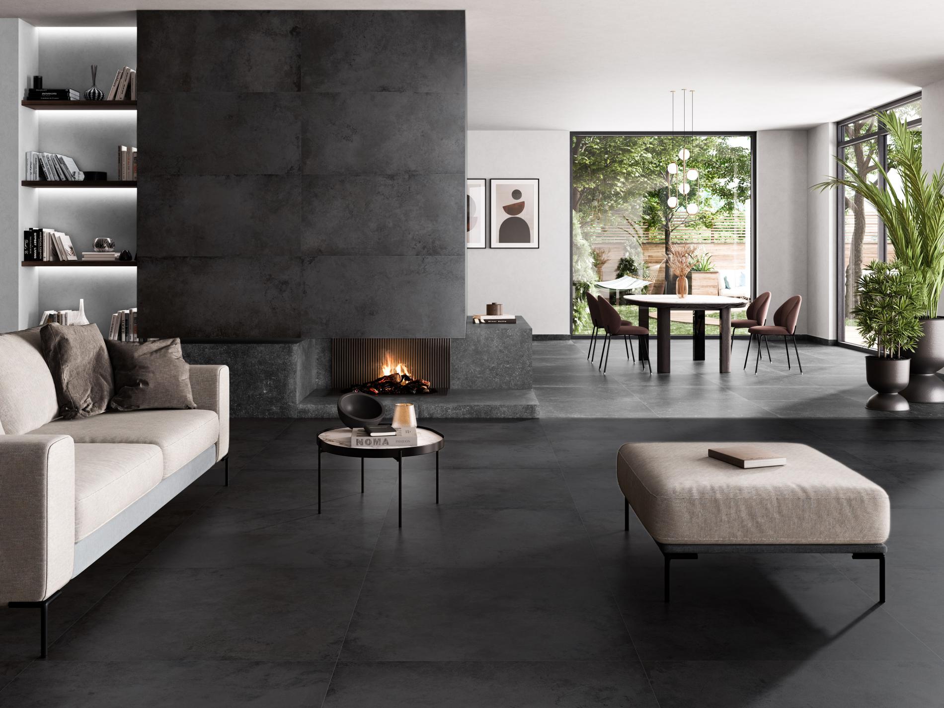 Alloy M Coal – 60 × 120 cm