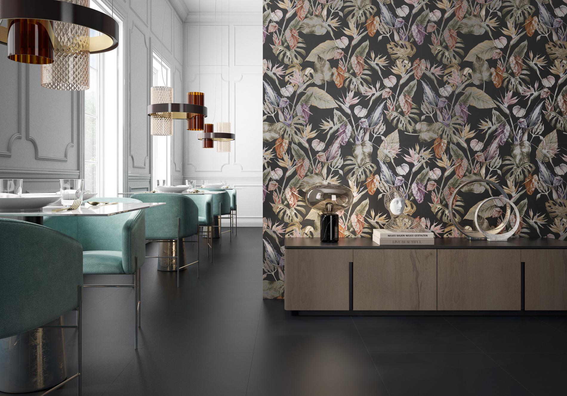 Essenza Nero – 60 × 120 cm