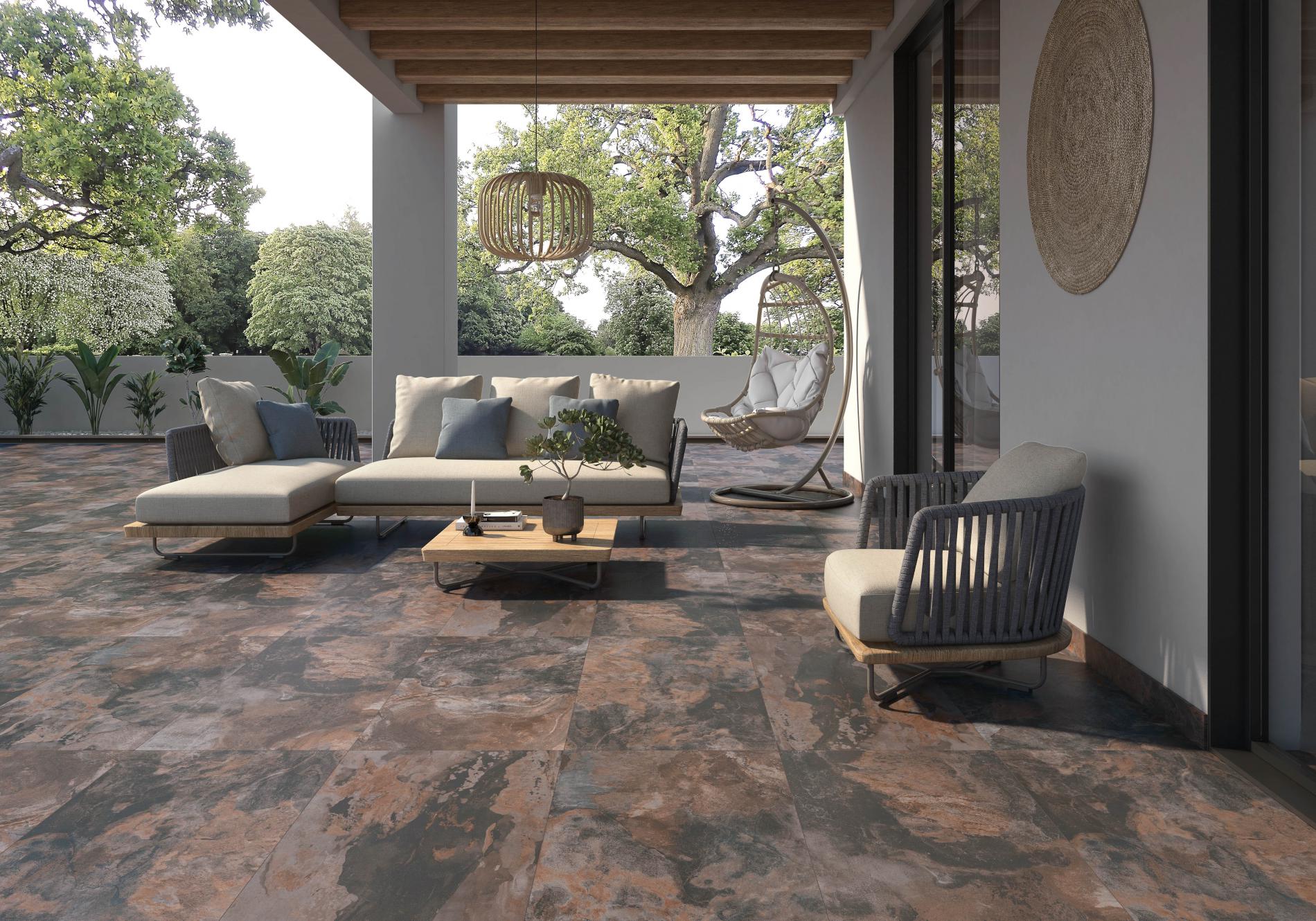 Slate Way M Brown – 60 × 120 cm