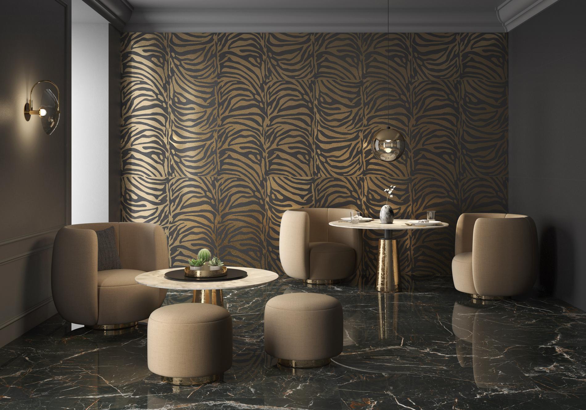 Lux Laurants Cr.Lux Brown – 120 × 120 cm