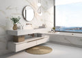 Dolomite Bianco poliert – 120 × 120 cm