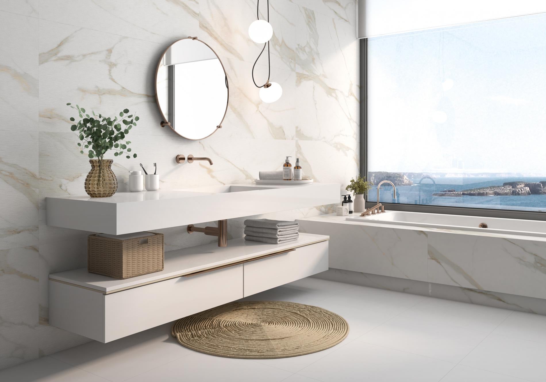 Essenza Bianco – 30 × 90 cm